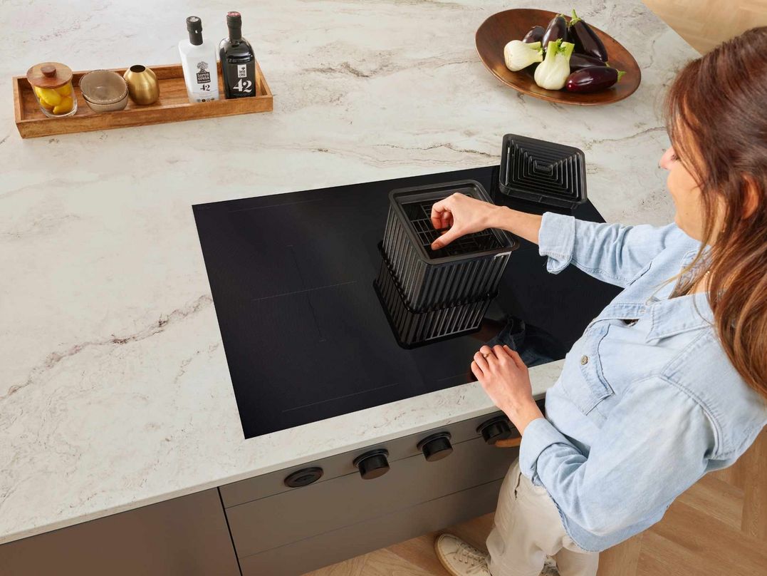 Compact Clean pour le plan de cuisson aspirant