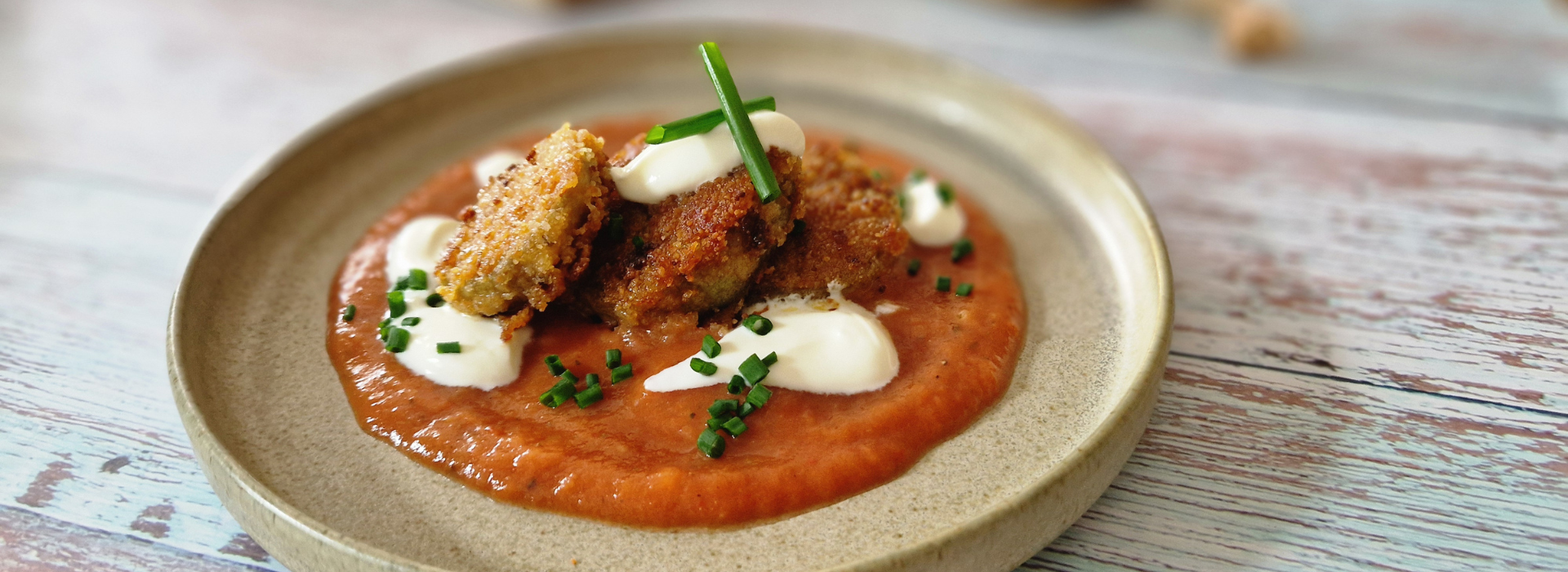 Rezept Panierte Aubergine von Mirko Buri