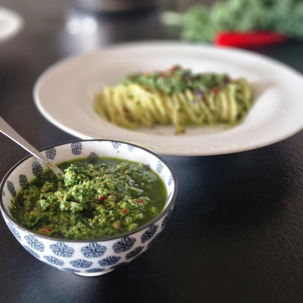 Rezept Federkohl Pesto